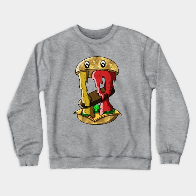 Tasty burger Crewneck Sweatshirt by Funner